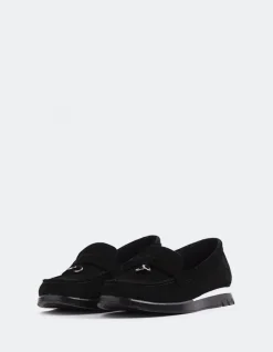 Loafers-L'INTERVALLE Everlane Black Suede