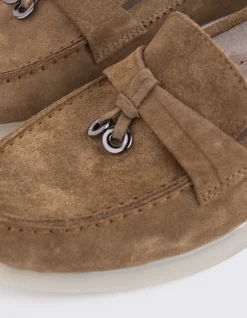 Loafers-L'INTERVALLE Everlane Cognac Suede