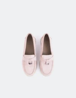 Loafers-L'INTERVALLE Everlane Pink Suede