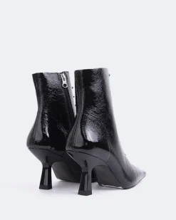 Ankle Boots-L'INTERVALLE Fairlie Black Naplack