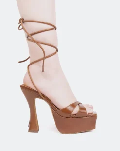 Platform|Strappy-L'INTERVALLE Fairy Tan Leather