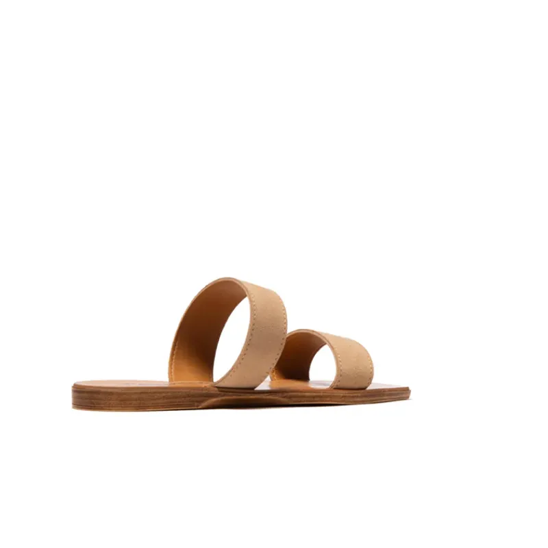Flats-L'INTERVALLE Fayola Nude Suede