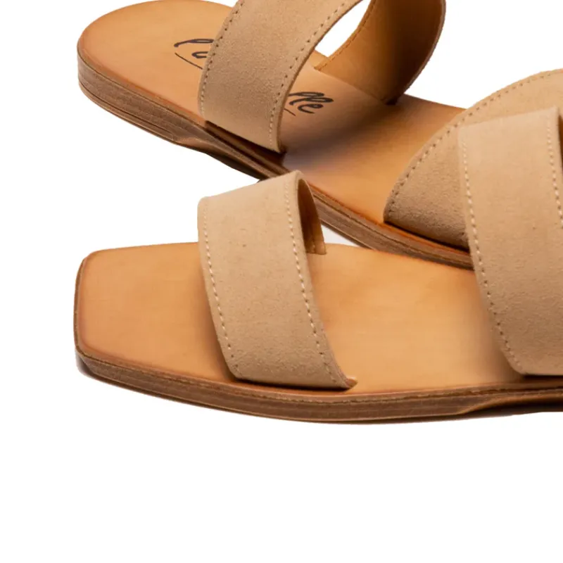 Flats-L'INTERVALLE Fayola Nude Suede