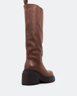 Tall Boots-L'INTERVALLE Fenton Tan Leather