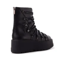 Ankle Boots-L'INTERVALLE Ferrari Black Leather