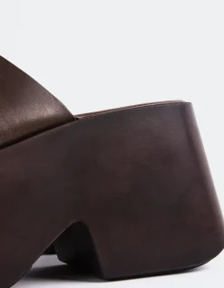 Platform-L'INTERVALLE Fidèle Brown Leather