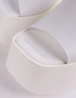 Platform-L'INTERVALLE Fidèle White Leather