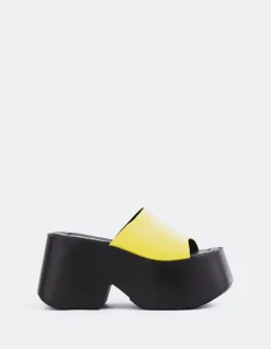 Platform-L'INTERVALLE Fidèle Yellow Leather