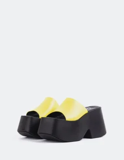Platform-L'INTERVALLE Fidèle Yellow Leather