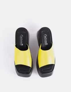 Platform-L'INTERVALLE Fidèle Yellow Leather