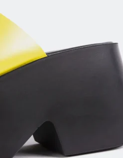 Platform-L'INTERVALLE Fidèle Yellow Leather