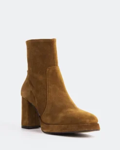 Ankle Boots-L'INTERVALLE Filton Brown Suede