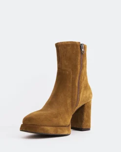 Ankle Boots-L'INTERVALLE Filton Brown Suede