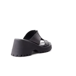 Platform|Mules-L'INTERVALLE Fiuggi Black Leather