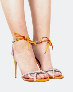 Strappy|High Heels-L'INTERVALLE Flamingo, Orange Naplack/Naplack Orange