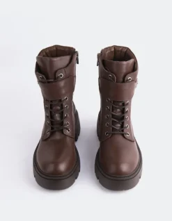 Lace-up|Ankle Boots-L'INTERVALLE Flensburg Brown Leather