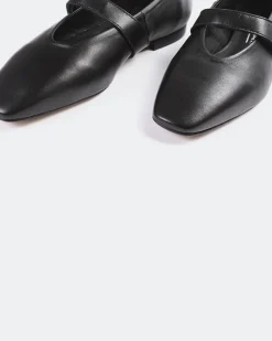 Mary-jane|Ballerinas-L'INTERVALLE Flordeliz Black Leather