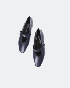 Mary-jane|Ballerinas-L'INTERVALLE Flordeliz Navy Leather