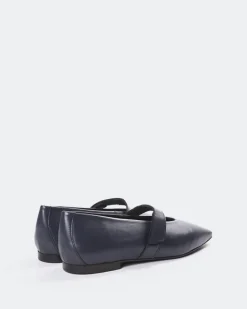 Mary-jane|Ballerinas-L'INTERVALLE Flordeliz Navy Leather