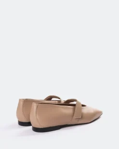 Mary-jane|Ballerinas-L'INTERVALLE Flordeliz Nude Leather
