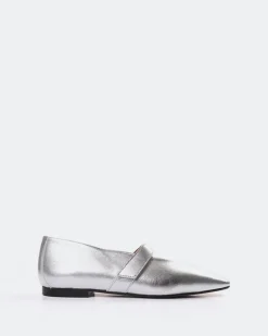 Mary-jane|Ballerinas-L'INTERVALLE Flordeliz Silver Metal