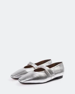 Mary-jane|Ballerinas-L'INTERVALLE Flordeliz Silver Metal