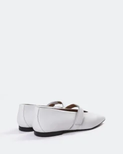 Mary-jane|Ballerinas-L'INTERVALLE Flordeliz White Leather