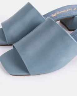 Mid Heels-L'INTERVALLE Fortunata Blue Leather