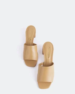 Mid Heels-L'INTERVALLE Fortunata Camel Leather