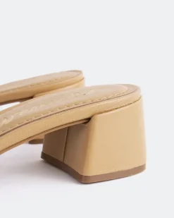 Mid Heels-L'INTERVALLE Fortunata Camel Leather