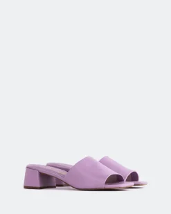 Mid Heels-L'INTERVALLE Fortunata Lilac Leather