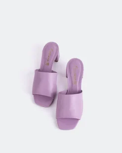 Mid Heels-L'INTERVALLE Fortunata Lilac Leather