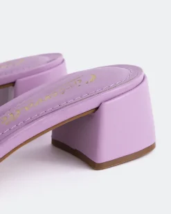 Mid Heels-L'INTERVALLE Fortunata Lilac Leather