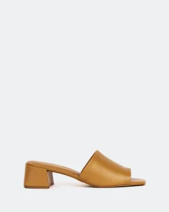 Mid Heels-L'INTERVALLE Fortunata Tan Leather