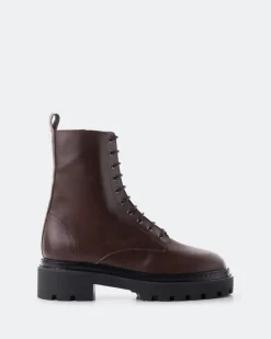Ankle Boots-L'INTERVALLE Freud Brown Leather