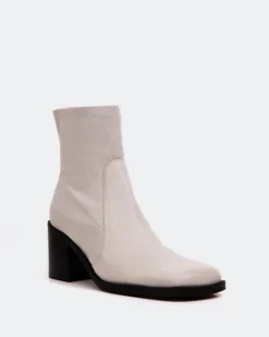 Ankle Boots-L'INTERVALLE Furley Off White Leather