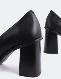Pumps-L'INTERVALLE Gabiano Black Leather