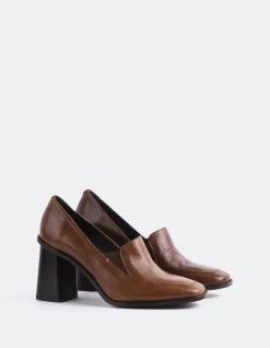 Pumps-L'INTERVALLE Gabiano Chestnut Leather