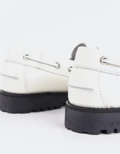 Loafers-L'INTERVALLE Gaia Off White Leather