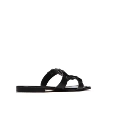 Flats|Mules-L'INTERVALLE Galia Black Leather