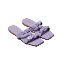 Flats|Mules-L'INTERVALLE Galia Lilac Leather