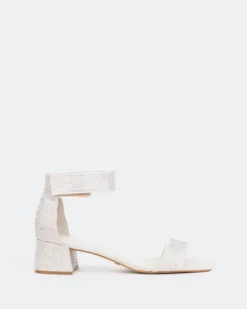 Mid Heels-L'INTERVALLE Garcelle, Off White Suede/Suède Blanc Cas.