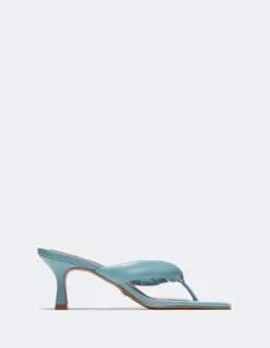 Mid Heels-L'INTERVALLE Gardenia Blue Leather