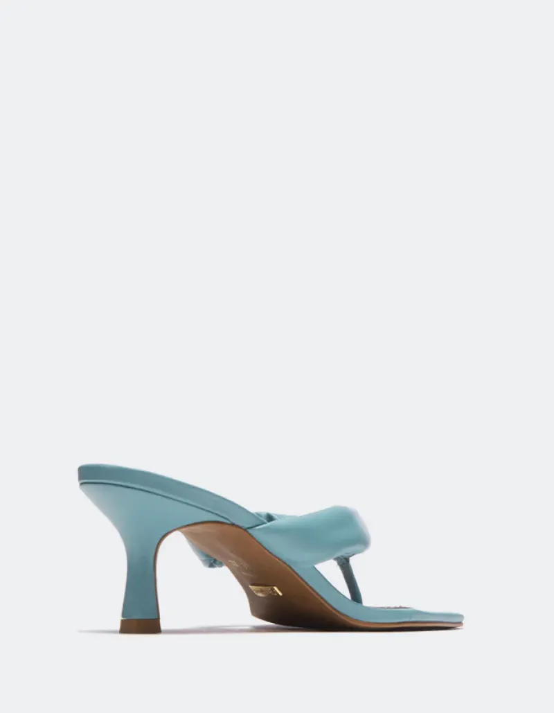 Mid Heels-L'INTERVALLE Gardenia Blue Leather