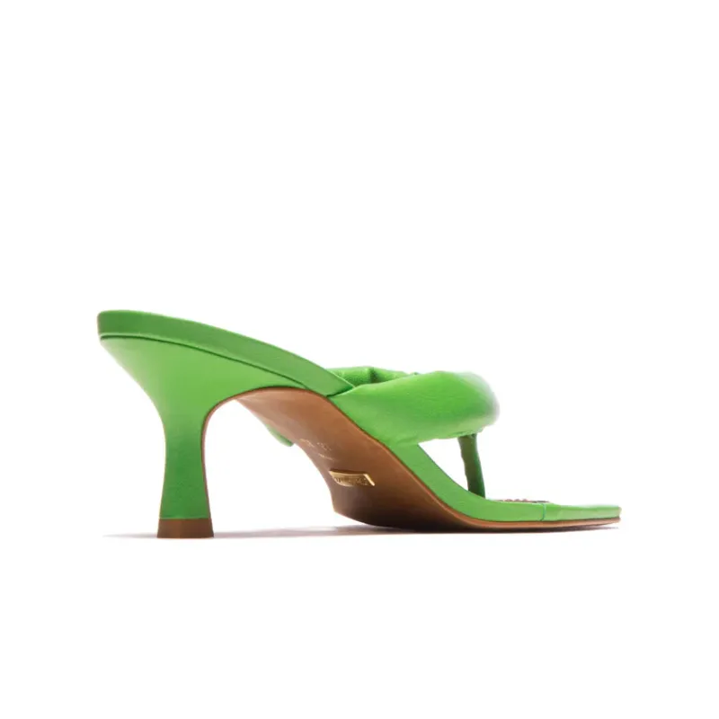 Mid Heels-L'INTERVALLE Gardenia Green Leather