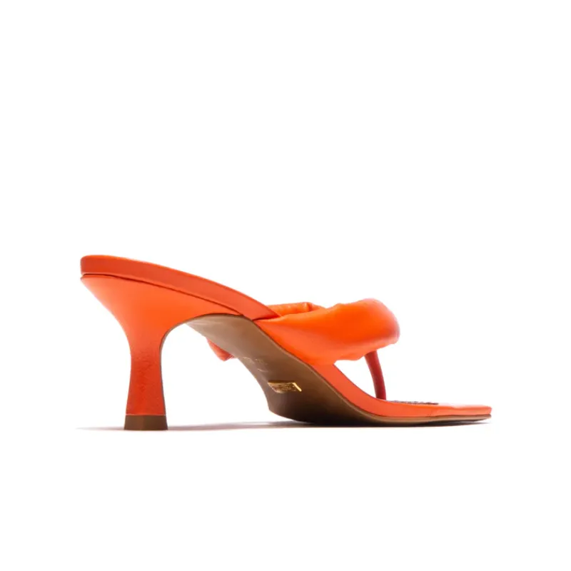 Mid Heels-L'INTERVALLE Gardenia Orange Leather