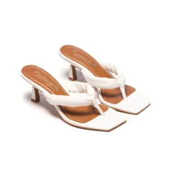 Mid Heels-L'INTERVALLE Gardenia White Leather