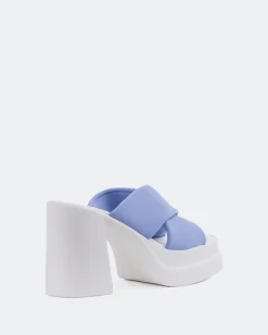 Platform-L'INTERVALLE Gela Blue Lycra