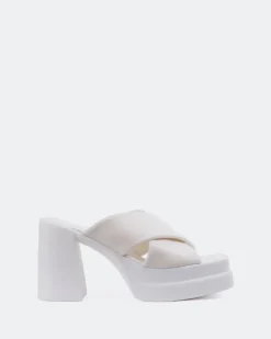 Platform-L'INTERVALLE Gela White Lycra