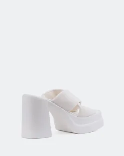 Platform-L'INTERVALLE Gela White Lycra